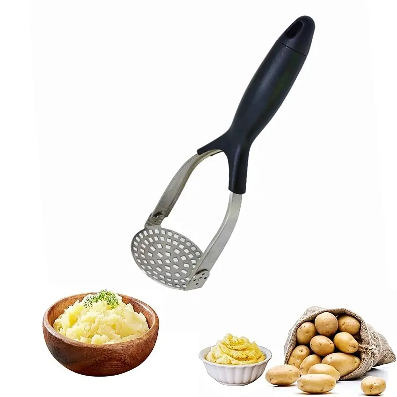 Roestvrijstalen Aardappelstamper Keukengereedschap Voor Avocado Aardappelpuree Bonen Groenten Opvouwbare Aardappelstamper