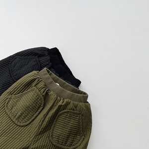 Veste de style décontracté tendance personnalisée pour enfants Pantalons longs pour bébés garçons en velours et laine chauds et épais de haute qualité - Product Image 6
