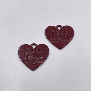 Love Heart Carve Esmalte Charms <span class=keywords><strong>Rosa</strong></span> Azul Aleación de zinc Colgante Accesorios de joyería - Product Image 3