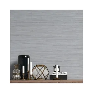 Luxury Style Straight Line Embossing Wallpaper Papier Peint wallpaper home decor