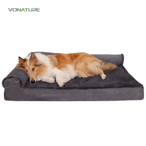 कुत्ते के बड़े आकार के कुत्ते-आर्थोपेडिक फ्लैट पालतू बिस्तर को हटाने योग्य धोने योग्य कवर के साथ 65 एलबीएस - Product Image 5