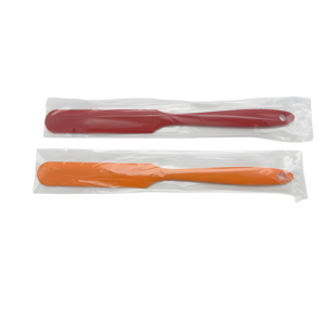 Высокотемпературный устойчивый пищевой силиконовый шпатель антипригарный двухсторонний скребок для крема для выпечки - Product Image 2