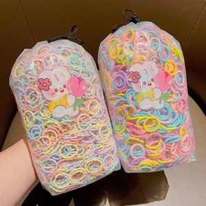 ยางรัดผมยางยืดสีสันสดใสสำหรับเด็ก 300 เส้น ที่เข้ากับสีผม ไม่ทำให้ผมเสียหาย สำหรับเด็กผู้หญิงตัวเล็ก - Product Image 4