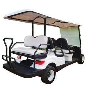 Carrito de Golf de 48V con 5-6 Asientos, Chasis de Acero, Batería de Plomo-Ácido, Faros LED y Toldo, Nuevo Diseño, Gran Descuento, Precio Bajo - Product Image 3
