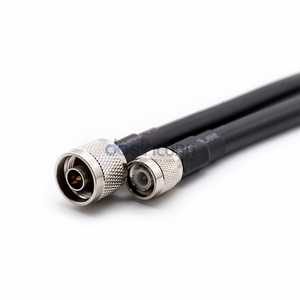 Đen 2.3m 50ohm thẳng TNC để N nam cắm RF Cáp lmr400 đồng trục - Product Image 2