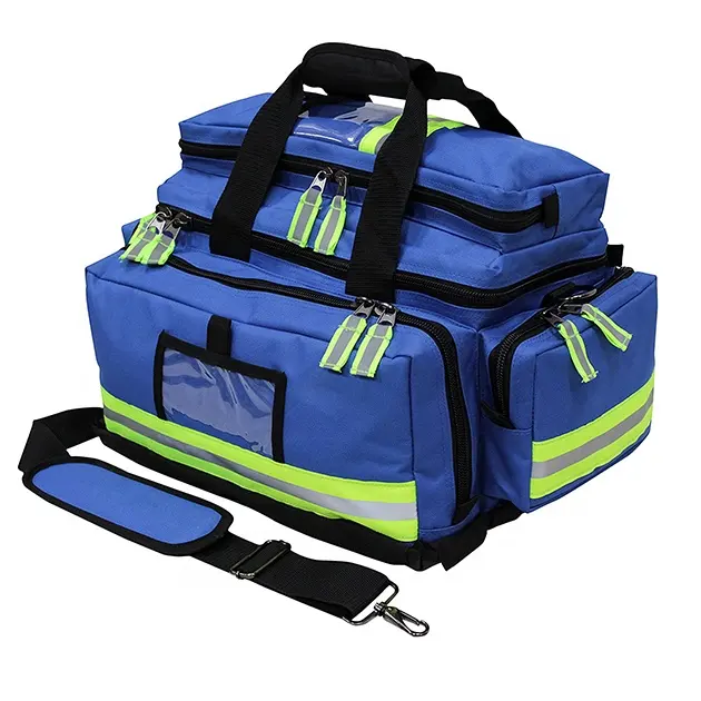 Fireman Emergency Paramedic Medical Trauma Travel Tote With Side Pocket |Safe Belt For Porter Cable Technician Worker Tool Kit