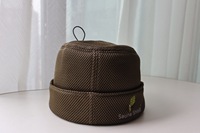 Chapeau de sauna OEM en maille respirante, réglable, séchage rapide, isolant thermique, portable, accessoires de bain en maille pour banya et spa décontractés
