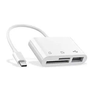 Hot Sell 3 in 1 Typ C SD TF Kartenleser Adapter USB C zu SD Kartenleser Kamera Speicher kartenleser Adapter und mehr UBC C Gerät
