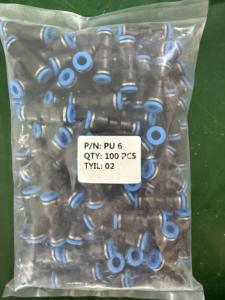 Sambungan Pipa Tekan untuk Sambung 1/4 1/8 3/8 1/2 NPT Sambungan Pneumatik Tekan Lepas Cepat Konektor Udara Lurus Siku Tiga Arah - Product Image 5