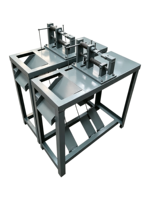 Machine manuelle de décorticage et de pelage des noix de cajou, pour l'élimination de la peau et le brisage des noyaux