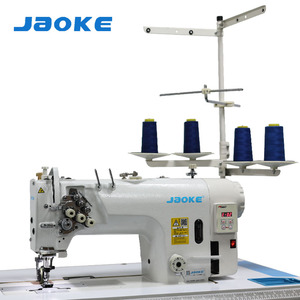Industrial High-Speed 3-Needle Lockstitch Sewing Machine with Automatic Lubrication for Apparel Industries - Product Image 1