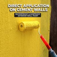 Peinture murale intérieure liquide acrylique couleur optionnelle à base d'époxy, application par pulvérisation, revêtement haute performance pour l'habitat