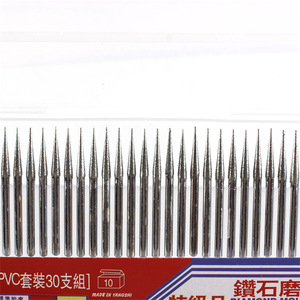 High Hardness Electroplated <b>Diamond</b> Grinding Head Set OEM Customizable Bright Surface Grinding Needles and Rods - Product Image 4