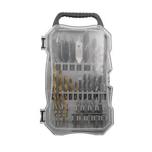 Mr <b>Drill</b> 31pc Woodworking <b>Drill</b> <b>Bit</b> <b>Set</b> Inch Brad Point Forstner <b>Bits</b> Steel Bright Finish <b>Masonry</b> Drilling - Product Image 3