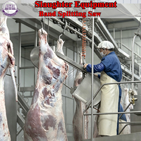 Scie à fendre les demi-carcasses de bétail, directement de l'usine, pour la production en ligne d'abattage d'abattoirs de bovins