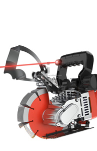 Machine de découpe murale sans poussière pour l'installation d'eau et d'électricité, outil de découpe de rainures à usage unique pour béton - Product Image 3