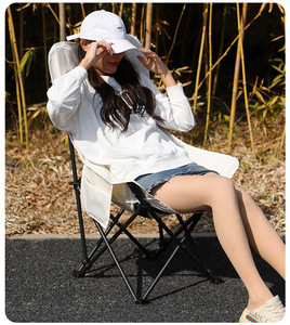 Portable Collapsible Chair Fishing Camping BBQ <strong>Stool</strong> <strong>Folding</strong> Extended Hiking Seat Garden Ultralight Outdoor Chair Foot Cover - Product Image 6