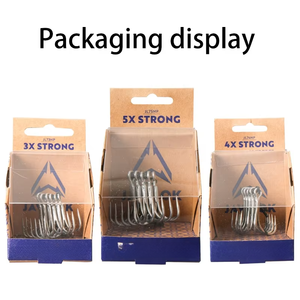 TGD Nueva Llegada NUEVO JawLok <span class=keywords><strong>3x</strong></span> 4x <span class=keywords><strong>5x</strong></span> Anzuelos Triples Reforzados para Señuelos de Agua Salada, Anzuelo Triplo de Pesca - Product Image 3