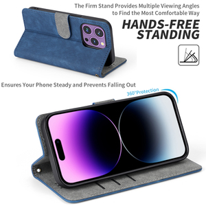 Nouvelle <span class=keywords><strong>coque</strong></span> de protection pour appareil photo en cuir PU avec blocage RFID, porte-cartes et étui portefeuille pour téléphone portable <span class=keywords><strong>Motorola</strong></span> Moto <span class=keywords><strong>E13</strong></span> L - Product Image 4