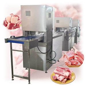 Machine à découper la viande et les os à usage commercial, scie à convoyeur industrielle robuste pour les côtes de bœuf et les blocs de viande congelée - Product Image 1