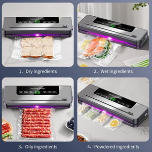 Nouvelle machine de mise sous vide portable, machine de conservation des aliments pour la maison, machine d'emballage sous vide entièrement automatique pour aliments secs et humides - Product Image 3