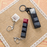 Keycaps personnalisés en plastique pour anime, imprimés en 3D, avec mécanisme de déclenchement au bout des doigts, porte-clés, lettres et symboles mignons
