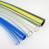 Tuyau d'arrosage flexible en PVC transparent de 1/2 pouce, 1 pouce, 2 pouces, niveau unique
