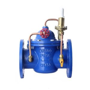 Nhà máy bán hàng trực tiếp áp lực Mặt bích giảm van điều chỉnh áp lực điều chỉnh van 200x-16q thí điểm giảm áp lực van - Product Image 5