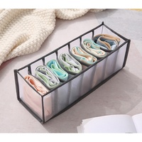 Diviseur de rangement pour la maison Nylon Mesh Underwear Storage Organizer Bra Compartment Box