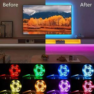 ชุดไฟ LED RGB 5050 พร้อมรีโมทบลูทูธ 44 ปุ่ม และควบคุมผ่านแอปสมาร์ทโฟน ซิงค์เพลง เปลี่ยนสีได้ - Product Image 4
