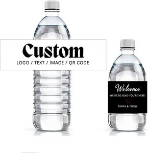 Etiquetas Adhesivas Personalizadas para Botellas de Agua, Resistentes al Agua, Duraderas, de Alta Calidad, Fáciles de Despegar - Product Image 2