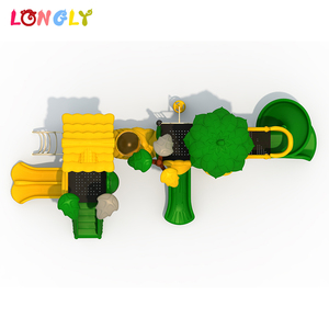 Ensemble de toboggan en plastique pour enfants, design forêt - Utilisation extérieure pour la maison et le jardin, approuvé pour les jardins d'enfants - Product Image 3
