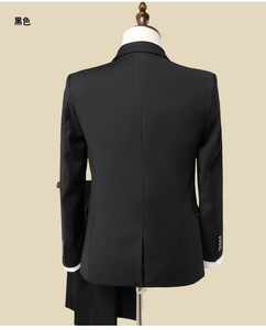 Vestido de novia de novio Traje de <span class=keywords><strong>hombre</strong></span> ajustado de tres piezas para <span class=keywords><strong>hombre</strong></span> Precio inferior Traje de negocios formal directo de fábrica - Product Image 2