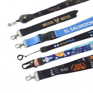 Custom Personalized Safety Lanyard Nylon Logo Neck Tool <b>Hook</b> Loop for Insurance Professionals Polyester PVC Silicone Satin - Product Image 5