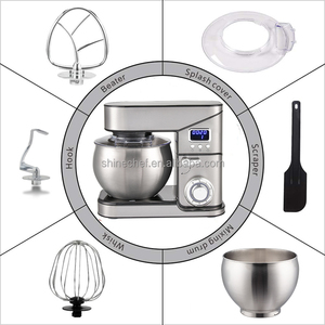 Chuyên nghiệp batidora hiển thị kỹ thuật số thực phẩm <span class=keywords><strong>mixer</strong></span> công suất lớn 6L Bột nhào bánh trứng trộn nghiêng đầu bếp đứng <span class=keywords><strong>Mixer</strong></span> - Product Image 5