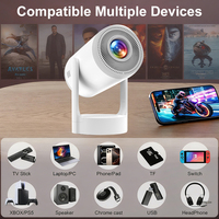 Proyector Directo de Fábrica, Proyector de Cine en Casa, Publicidad Inalámbrica, BT, WIFI, YouTube, TV, Video, Películas, Proyector Portátil Android