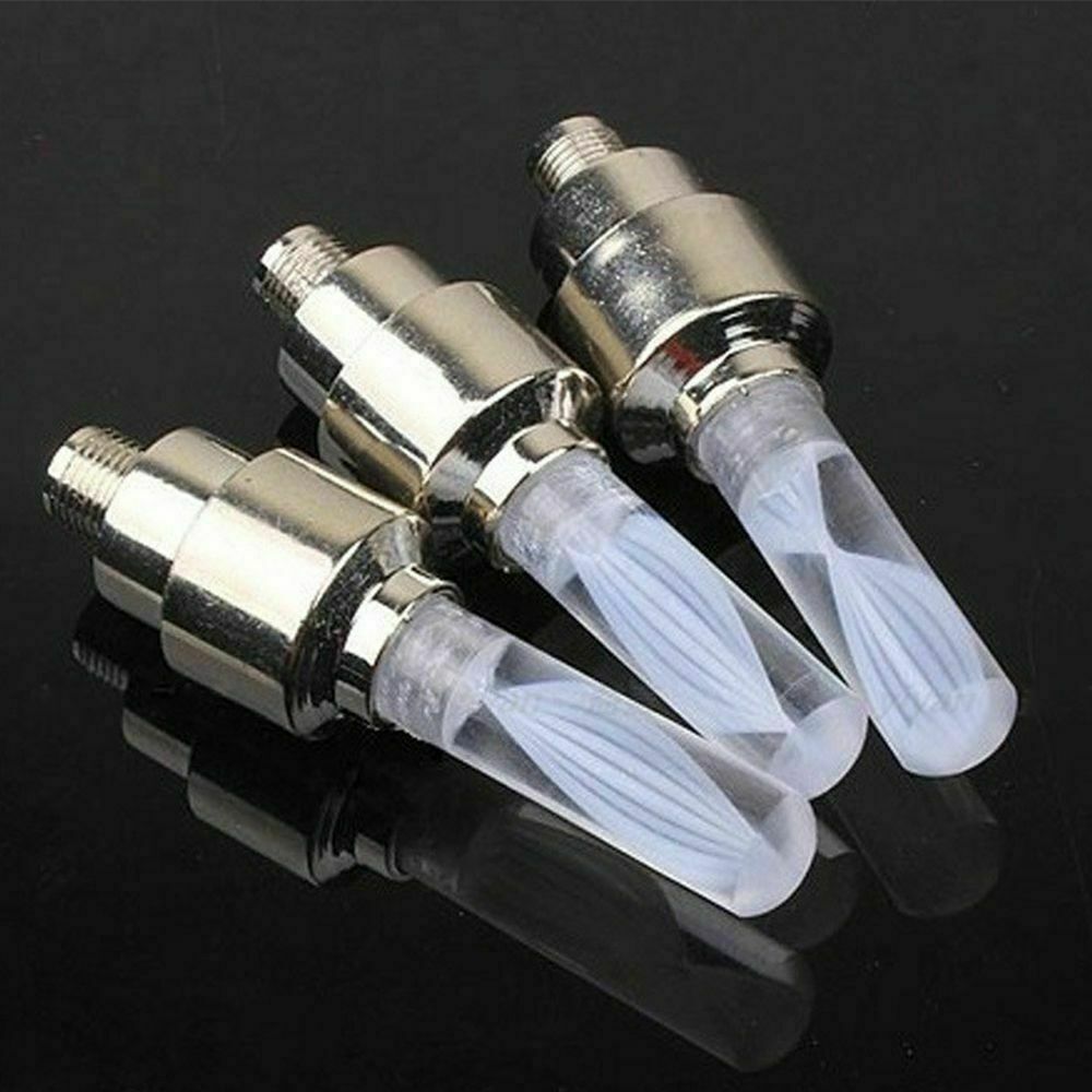 Tappo Valvola LED RGB Per Bicicletta E Auto - Luce Lampeggiante Con Batteria Inclusa