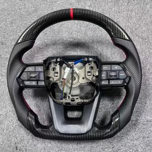 พวงมาลัยหนังคาร์บอนไฟเบอร์สำหรับรถยนต์ Toyota Hilux <span class=keywords><strong>Fortuner</strong></span> Land Cruiser 300GR Toyota Previa <span class=keywords><strong>ราคา</strong></span>ถูกจากโรงงานโดยตรง - Product Image 1