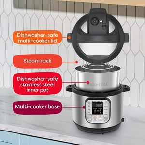 Autocuiseur Électrique Multifonction 7-en-1 <span class=keywords><strong>Pot</strong></span> <span class=keywords><strong>Duo</strong></span> : Cuiseur Lent, Cuiseur à Riz, Cuiseur Vapeur, Sauteuse, Yaourtière, Réchauffeur, Stérilisateur, avec Application 800 - Product Image 6
