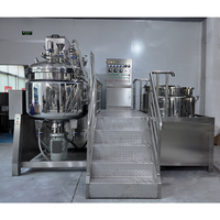 Machine de mélange cosmétique, émulsifiant sous vide à cisaillement élevé pour le mélange de liquides, mélangeur cosmétique en acier inoxydable, fabricant