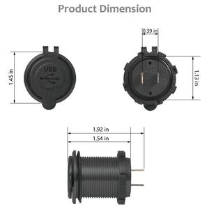 Cổng Usb Xe Máy Hiệu Quả Với Loại C PD3.0 + Cầu Chì - Product Image 6