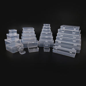 Großhandel PP Transparent Recycelbare Lagerung Kunststoff Spielkarten etui Spielzeug Kleine Artikel Kunst handwerk Verpackung Kunststoff Geschenk <span class=keywords><strong>box</strong></span> - Product Image 4