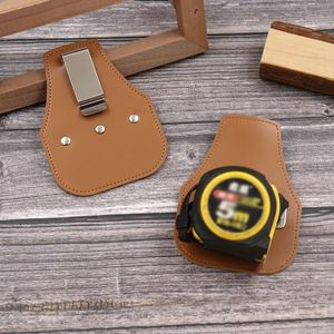 Porte-mètre en cuir noir robuste pour extérieur, étui multi-outils en PU - Product Image 1