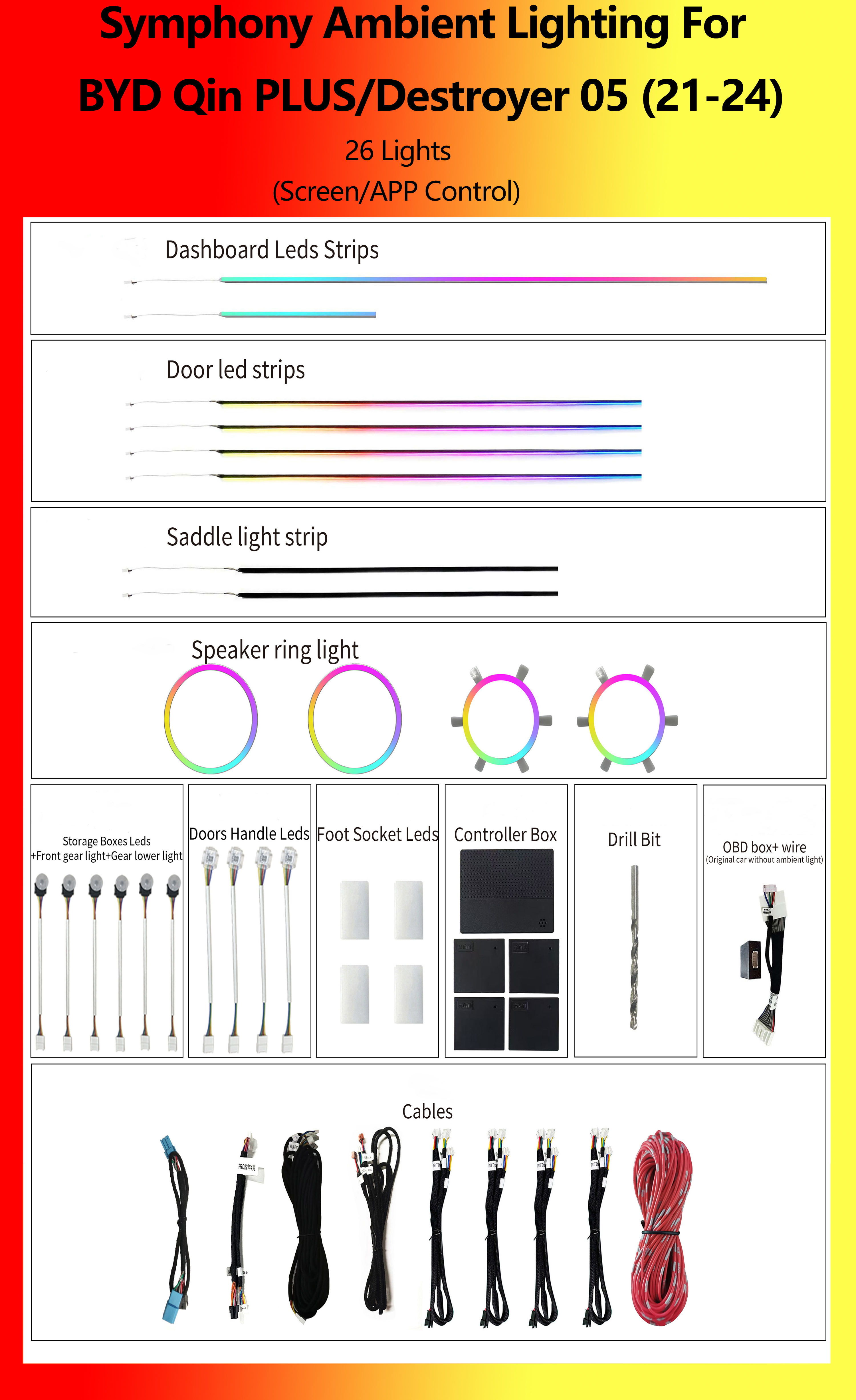 BYD Qin PLUS/Destructeur 05 Symphonie 26 Lumières