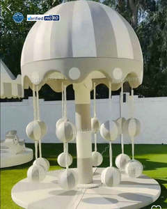 AUDATOYS Carrusel Eléctrico de Madera Suave de 8 Pies para Exteriores e Interiores para Niños de 2 a 10 Años de Edad-Uso Doméstico - Product Image 4