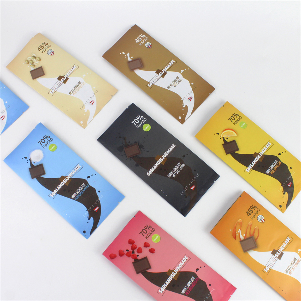 chocolate tablet packaging