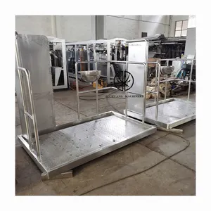 Directly Sale Bull Slaughter Equipment Butcher Machine Ascending And Descending Platform Use Cow Slaughterhouse Device Line