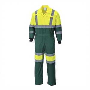 Housse de protection Dangri pour vêtements de travail, combinaison de sécurité respirante en coton, une pièce, réfléchissante, industrielle - Product Image 1