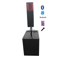 Altavoces recargables de larga distancia, sistema de sonido profesional, columna de 6,5 pulgadas