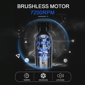 Kemei — tondeuse à cheveux professionnelle en métal, outil pour coiffeur avec écran LCD, sans fentes, Rechargeable par USB, pour <span class=keywords><strong>Salon</strong></span> de coiffure - Product Image 4